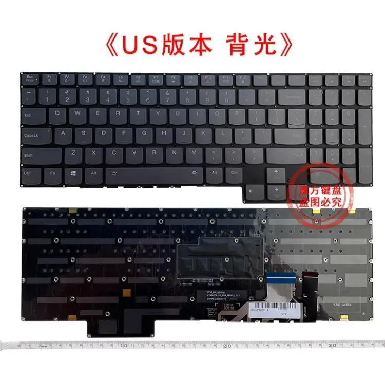 

US RGB Backlit Keyboard for Lenovo Legion Y9000K 2020H Y750-15 R9000X 2020