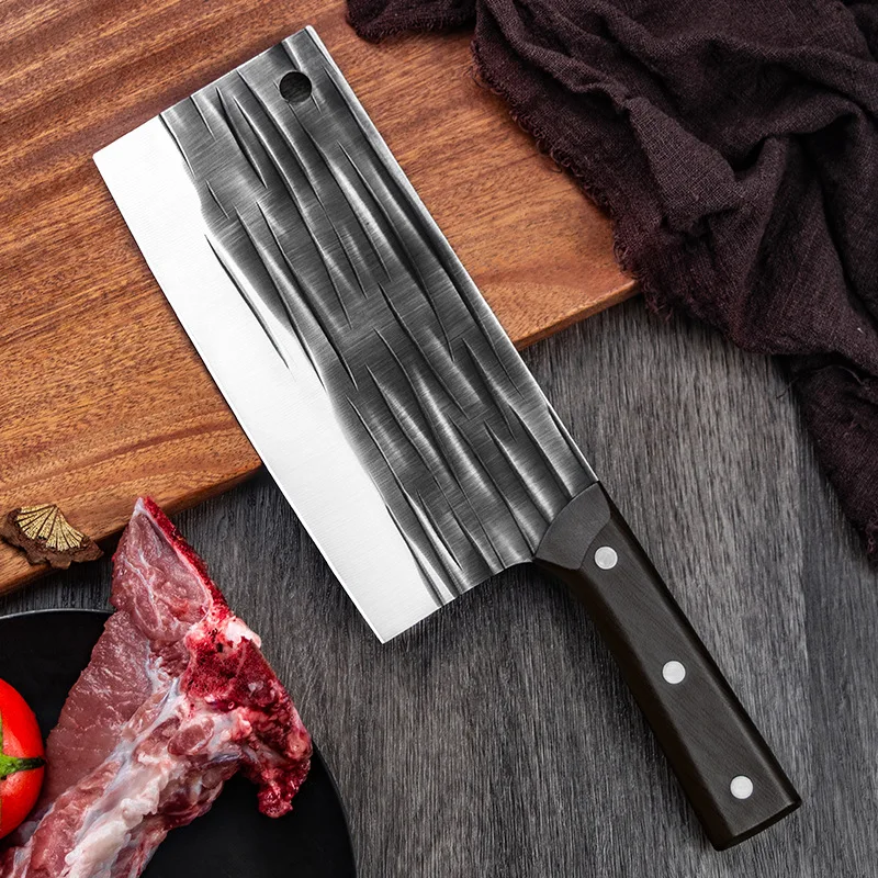 

Kitchen Chef Knife Stainless Steel Meat Fish Vegetables Slicer Chopping Professional Chinese Butcher Cleaver Cooking Tools