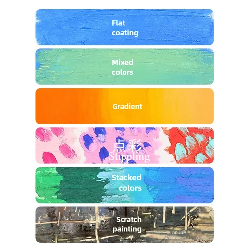 Imagen 2 del producto Kuelox-pasteles artísticos suaves al óleo, Mini crayón profesional de pigmento de pintura soluble en agua, sólido, aceitoso, para regalo, suministros escolares de arte