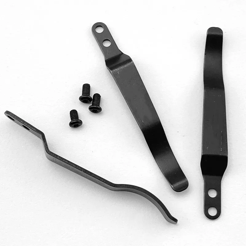 1PCS Stainless Steel Back Clip Pocket Clip Accessories Tool DIY Parts for Folding Tool  Holder Making Knives