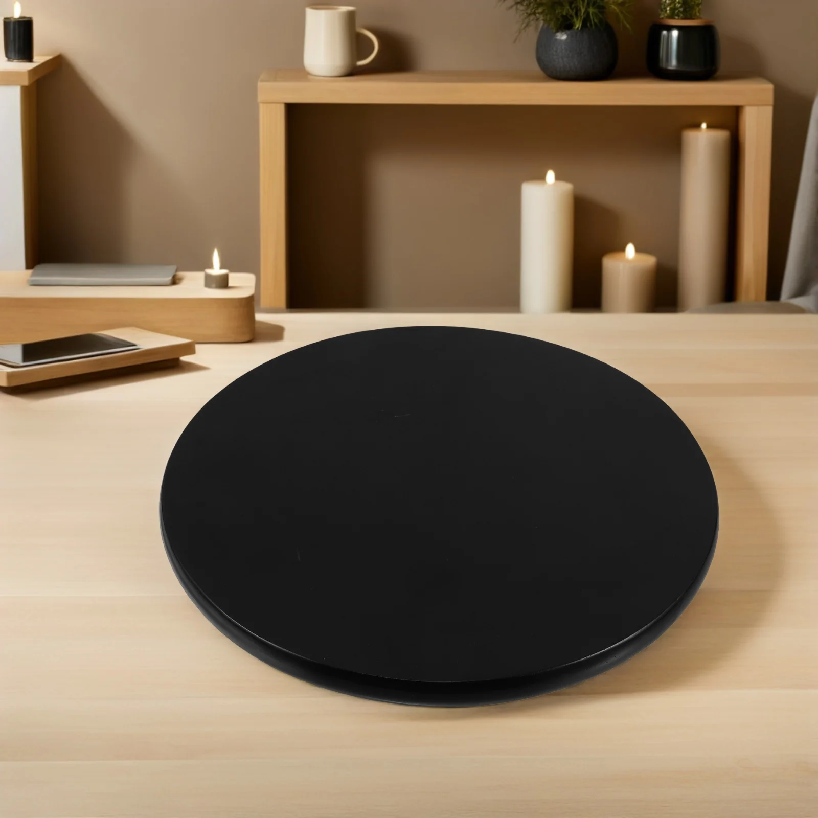 

Round Solid Wood Stool Seat Replacement 295mm Diameter Smooth Surface Wooden Chair Seat Panel for Dining Bar Office Furniture