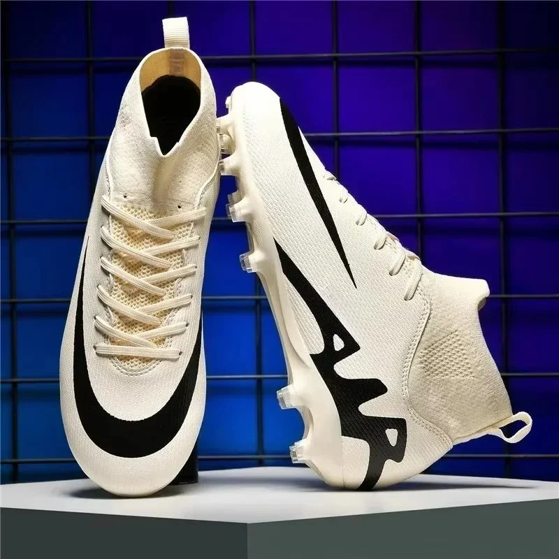 

Fashion Pink Soccer Shoes Men Professional Lightweight Sock Men's Football Shoe Outdoor Non-slip Original Football Boot Sneakers
