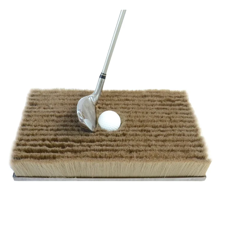 Heavy Simulated Golf Hitting Mat Portable Mini Chipping & Swing Training Pad Durable Nylon Golf Practice Cushion