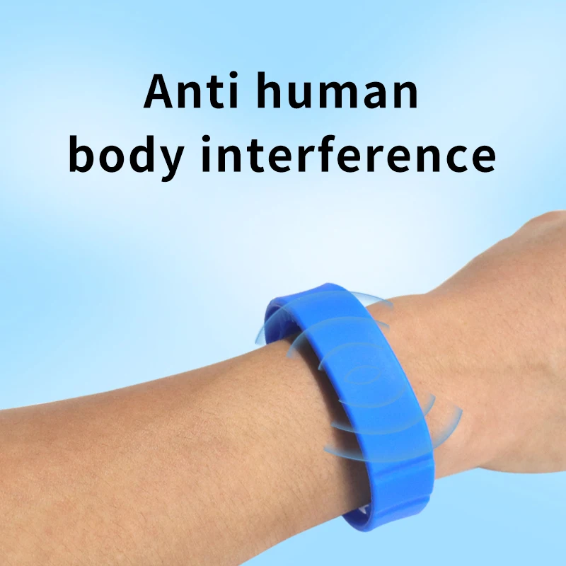 100pcs UHF RFID Tags Waterproof Silicone Wristband Passive Tag ISO18000-6C Passive tag For Marathon UHF RFID