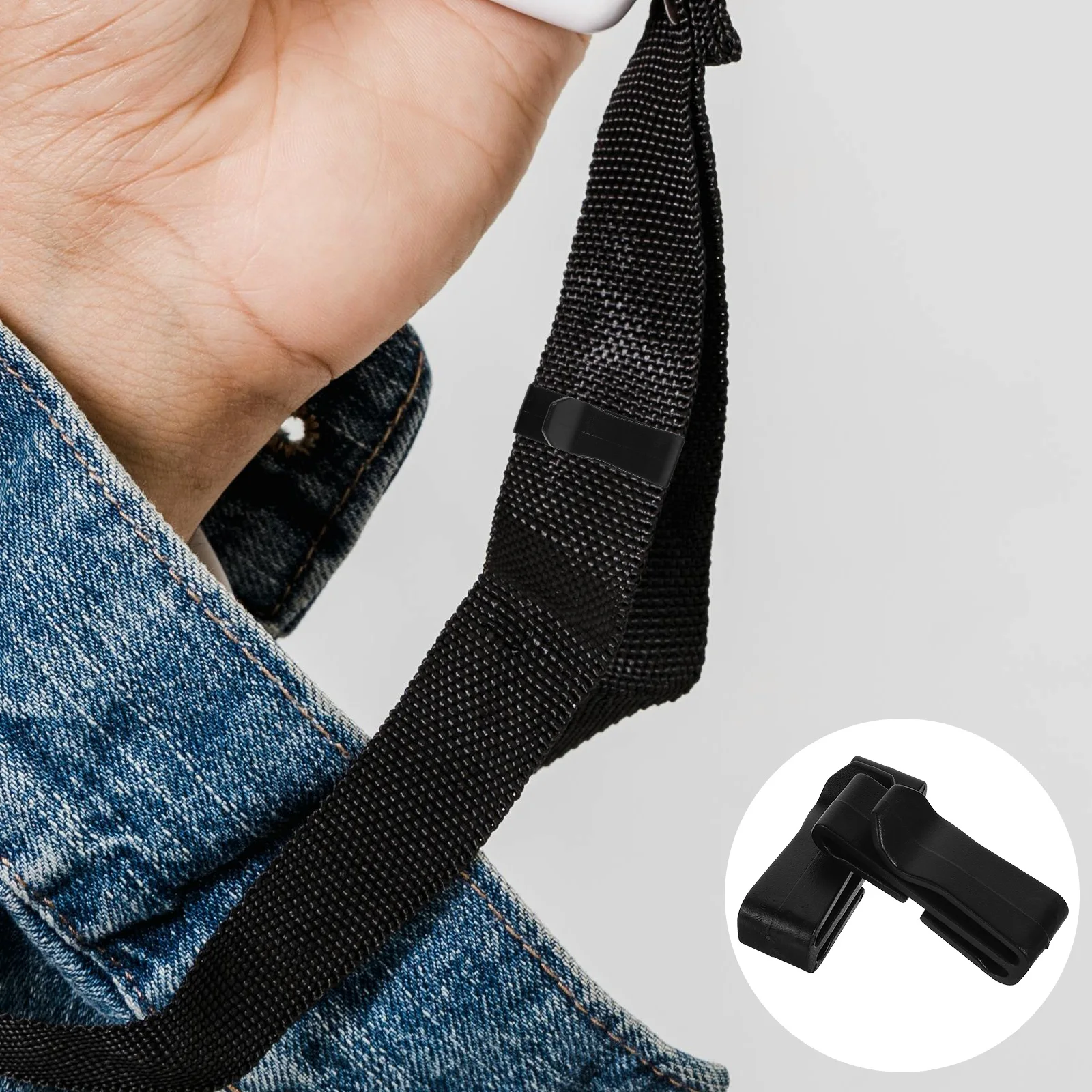 

10Pcs Outdoor Band Clip Durable Webbing Organizer Practical Use for Hiking Camping Fishing Travel Multi Function Strap Hook