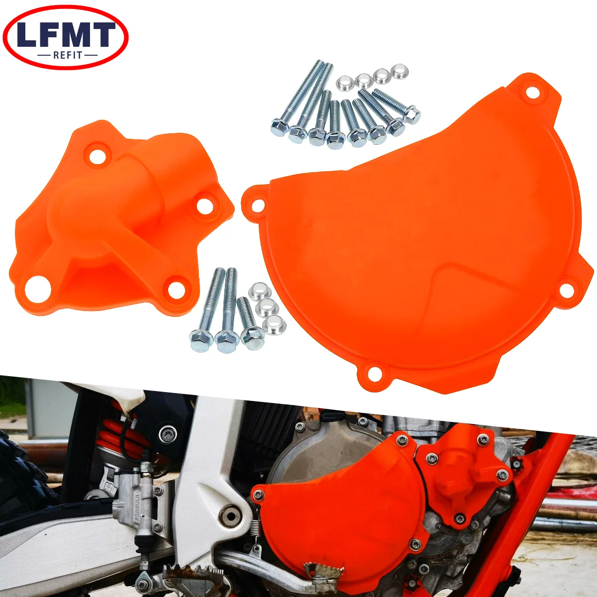 Motorcycle Engine Clutch Guard Water Pump Cover for KTM SX-F XC-F XCF-W Freeride EXC-F SIX DAYS 250 350 2012-2016 Dirt Bike