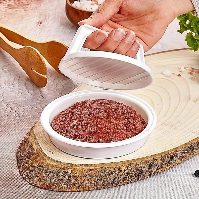 1pc Hamburger Press Stuffed Burger Press Plastic Meat Grill Party BBQ Burger Maker Mould Hamburger Maker Kitchen Tool view 2