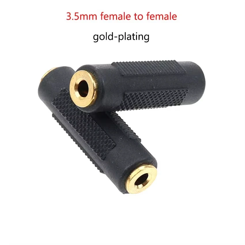 Cltgxdd 1 Stück Gold-/Nickelbeschichteter 3,5-mm-auf-2,5-mm-Stereo-Buchsenstecker auf 2,5/3,5-mm-Stecker Audio-Konverter-Adapter-Verbinder – Detail 5