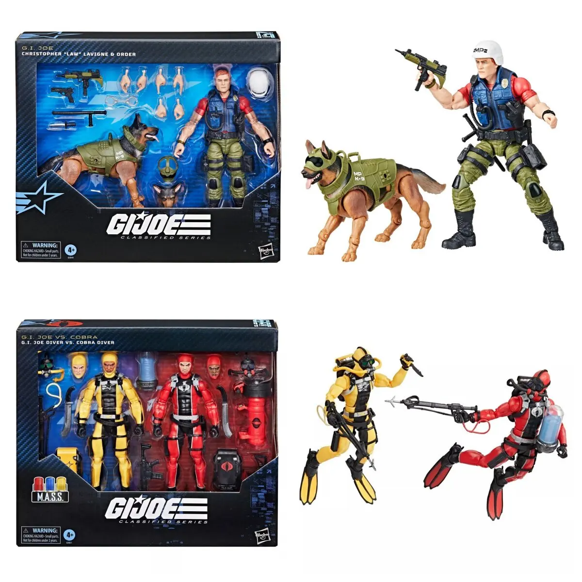 

Hasbro GIJOE 6 inch, diver suit, Christopher Hound cash out