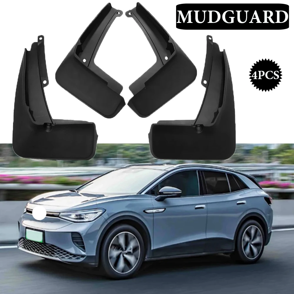 

4X Mud Flaps For Volkswagen ID.4 X CROZZ VW ID4 ID 4 Splash Guards Fender MudFlaps Front Rear Mudguards Car Accessories