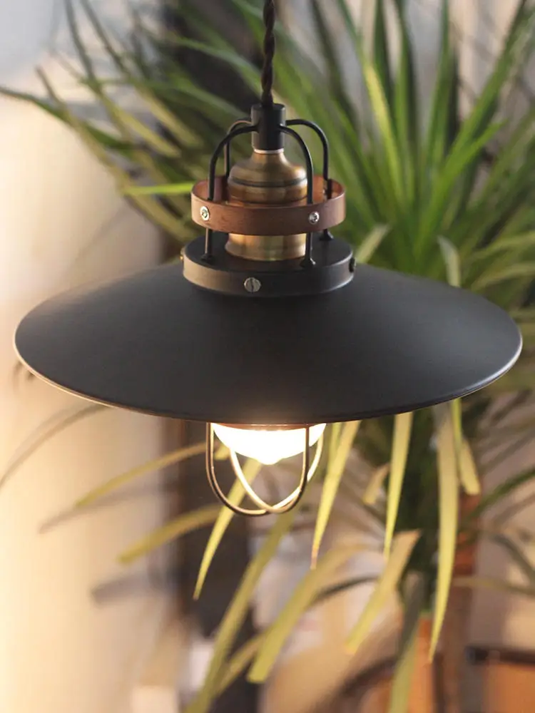 Vintage Bedroom Led Ceiling Chandelier Retro Restaurant Dining Room Ceiling Lamp Wood Pendant Lights Home Decorations Lustre image 5