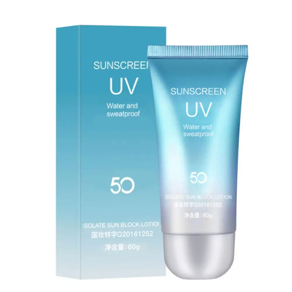 60ml Waterproof Facial Body Sunscreen Whitening Sun Cream Protective Skin Cream Sunblock Cream Sun Protection Facial Anti S K5X5