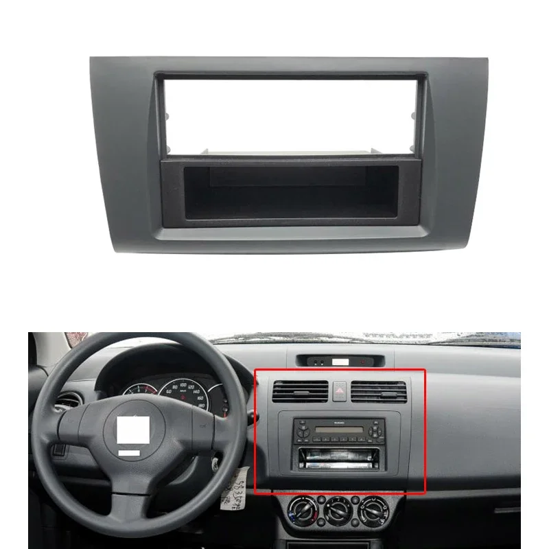 

For Suzuki Swift 2012 Car Inner Dashboard Centre Console CD Panel Garnish Cover CD Frame Navigation Plate CD Bracket