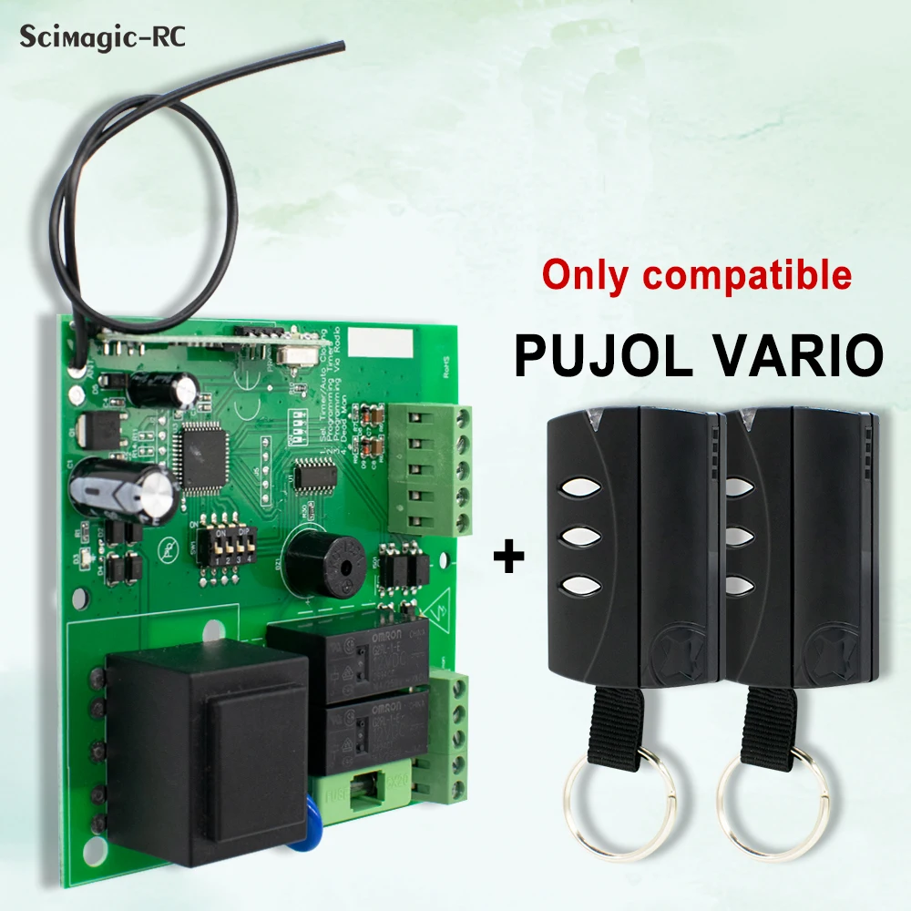 PUJOL VARIO 230V AC 24V DC Remote Receiver For PUJOL VARIO Code Garage Door Gate Control Opener