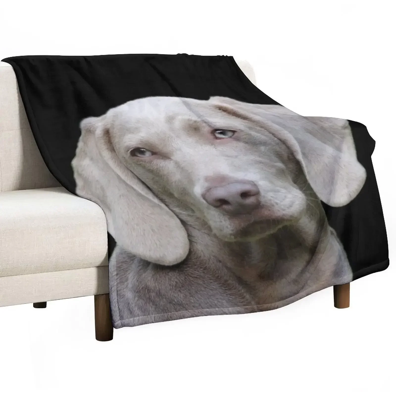 

Weimaran Throw Blanket Cute Nap Loose Hairys Blankets