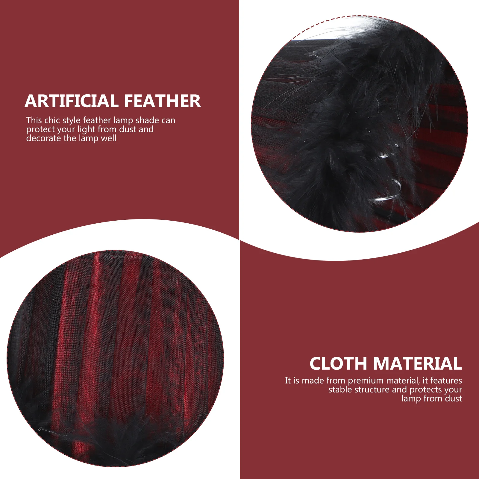 

Lampshade Cloth Lampshade Decorative Light Cover For Bedroom Living Room Study Office Indoor Use Durable Elegant Dust