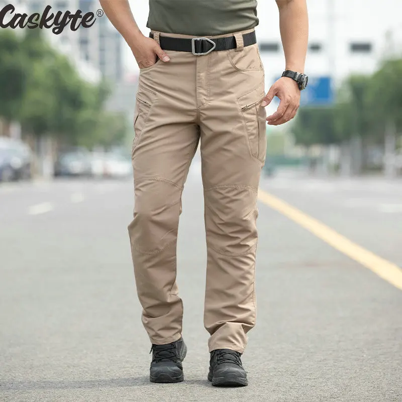 

Велосипедные брюки CASKYTE для мужчин, длинные, для горного велосипеда, мотокросса, тактические, карго, для MTB, эндуро, велосипедные штаны