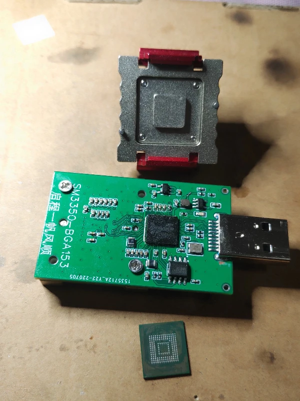UFS153 Test Frame, Main Control SM3350 Supports Chip Test Formatting, Aluminum Alloy Probe Aging Seat