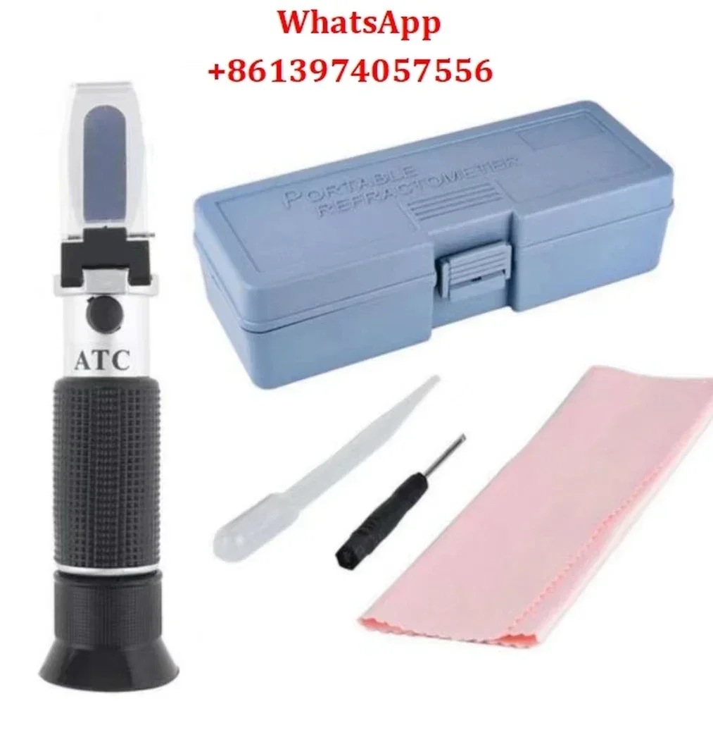 Handheld refractometer cutting fluid meter emulsion cleaning agent silicone oil