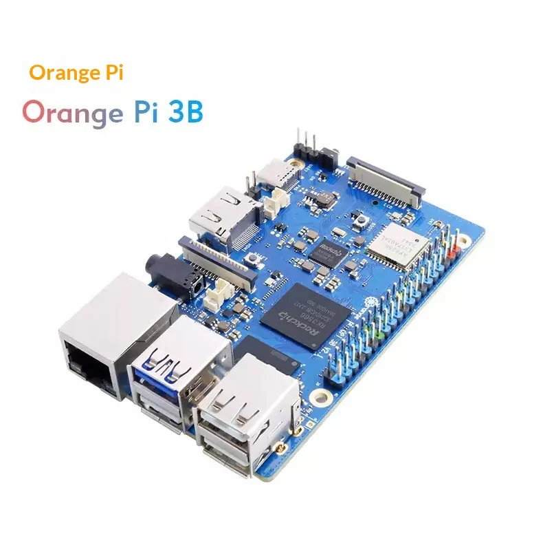 The Orange Pi 3B 2G/4G Development Board Uses a Quad-Core RK3566 Processor and Supports EMMC Modules