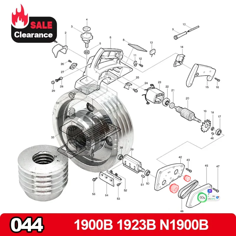 V-Pulley Planer Set Replace For Makita 1900B 1923B N1900B Planer Spare Parts Power Tools Accessories