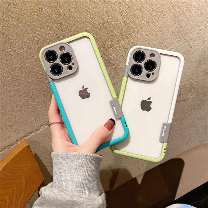 Shockproof Soft Silicone Frame Phone Case for iPhone 17 Pro Max 13 14 15 16 Plus NoBack Heat Dissipation Protection Bumper Cover - náhled 6