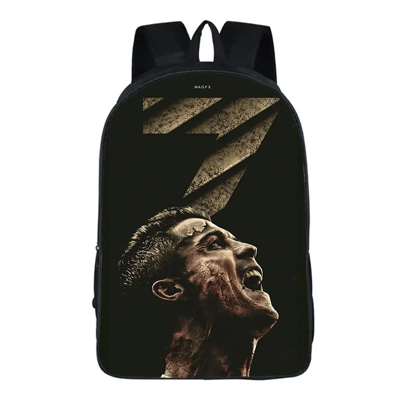 حقيبة ظهر نجوم كرة قدم CR7 للأطفال ، حقيبة مدرسية ، حقيبة مفكرة سفر للطلاب