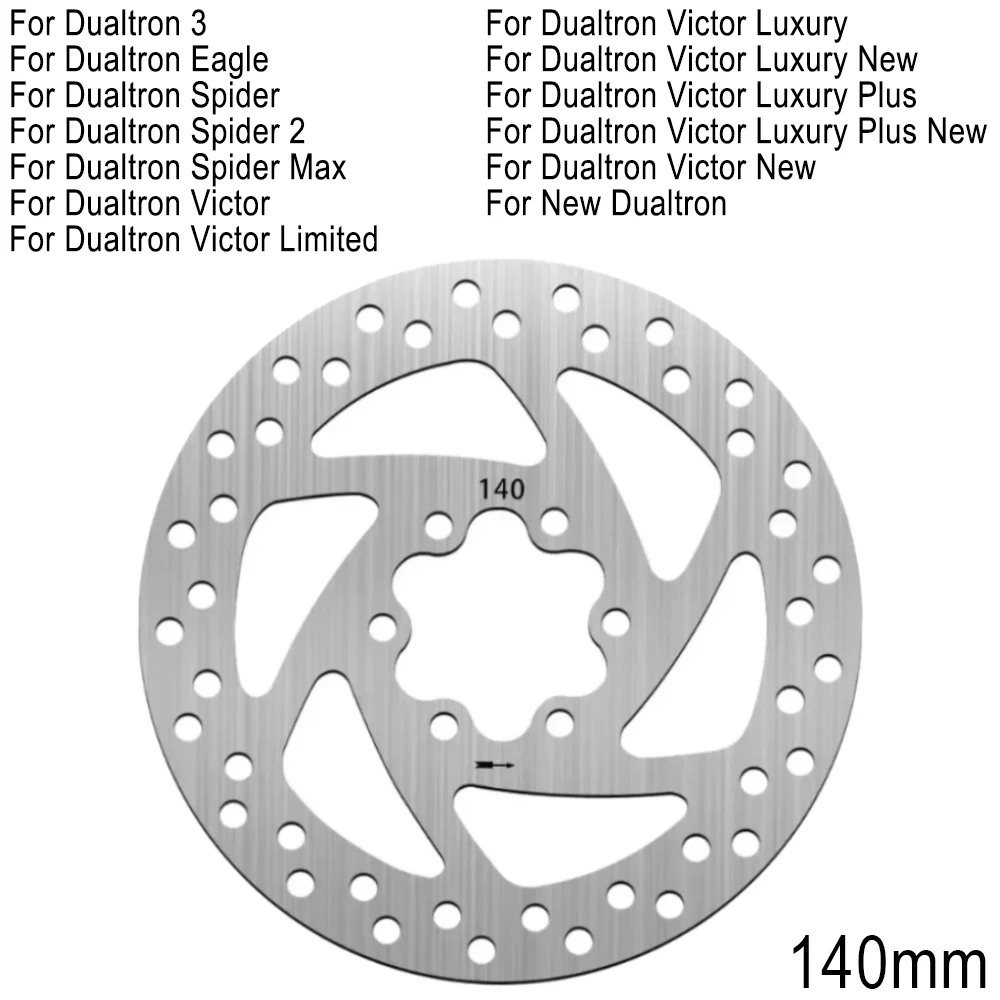 Disc Brake Rotor 140mm 160mm for Dualtron 3 DT3 Eagle Spider Victor Achilleus City for Speedway 5 Electric Scooter Brake Disc