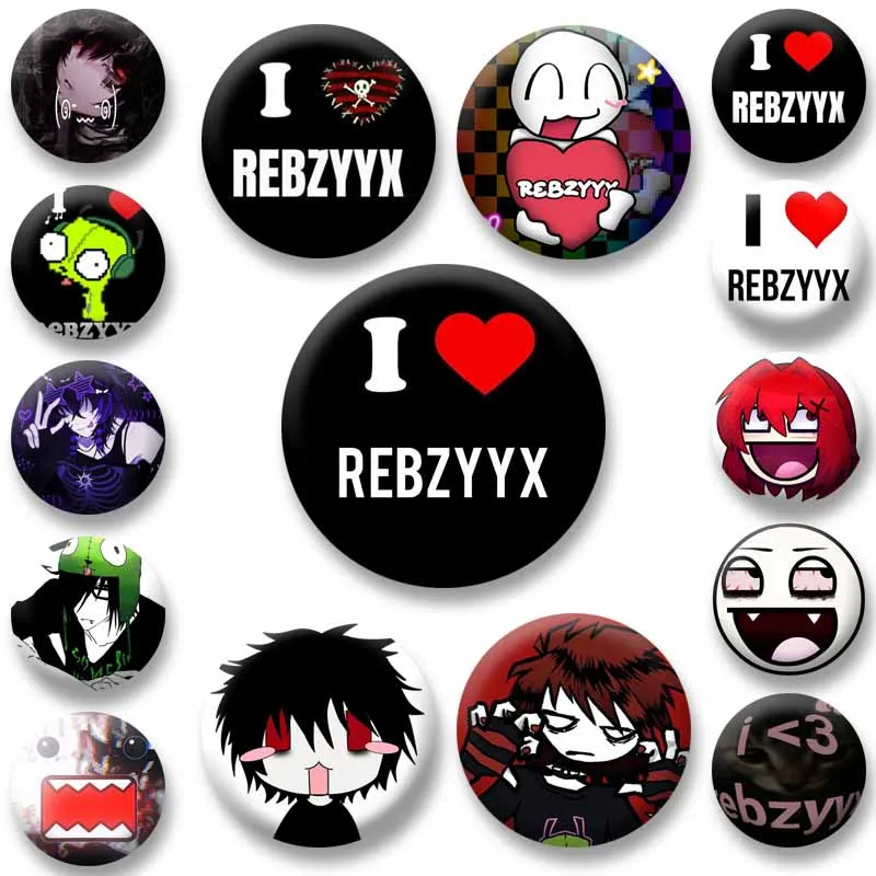 Singer Rebzyyx I Deserve This Enamel Pins Handmade Cartoon Brooch Album Cover Art Badge Backpack Jewelry Cute Collectible Gifts