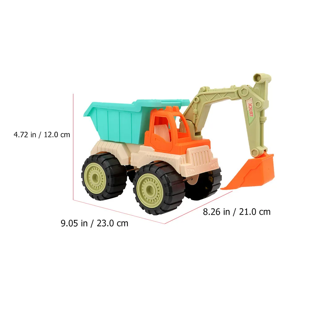 1Pcs Excavator Truck Kid Construction Vehicle Plastic Lightweight Engineering Truck Sand Beach Fun Playing Gift view 2