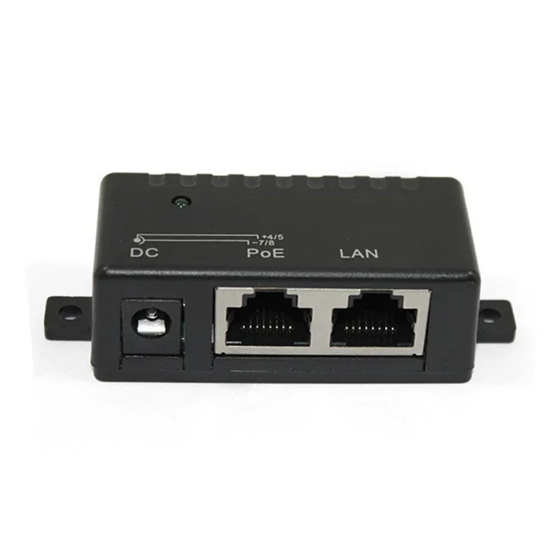 12V 24V 48V/1A POE Passieve Injector Power Splitter voor IP Camera POE Mount power Adapter Module Accessoires Voeding