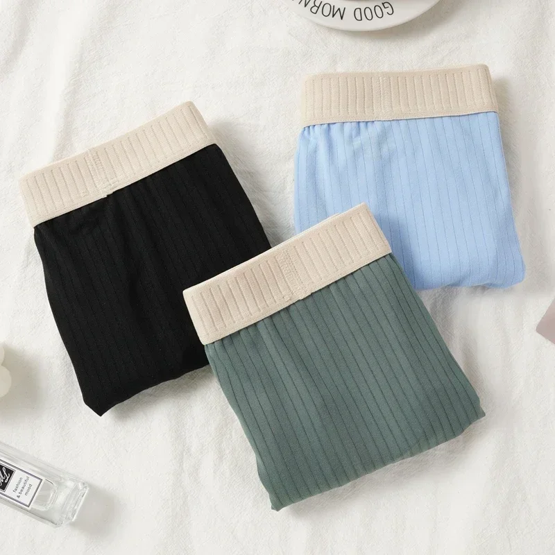 2 TEILE/SATZ männer Boxer Shorts Unterwäsche Mann Unterhose Sexy Höschen Gestreiften Homme U Konvexen Shorts Männliche Boxer