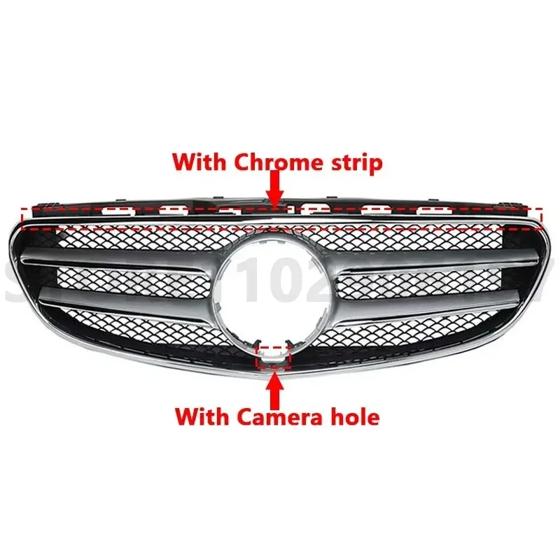 ل 2014-2016 W212 مرسيدس بنز E200 E220 E300 E320 E350 E400 E500 E63 AMG المصد الأمامي المبرد شواء أ 2128851022 2128851022 #2