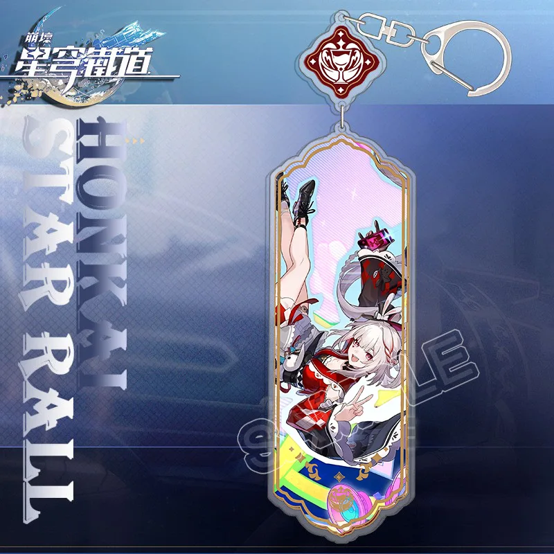 New 2026 Honkai: Star Rail Yao Guang Sparxie Ashveil Keychain Cartoon Anime Strip Pendant Keyring Backpack Jewelry Cute Gift