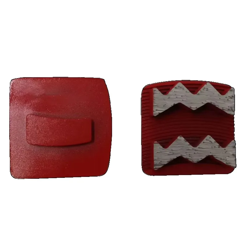 Op maat gemaakte segmenten metalen diamantpads voor het slijpen van betonterrazzo-vloergereedschappen ODM OEM-ondersteuning