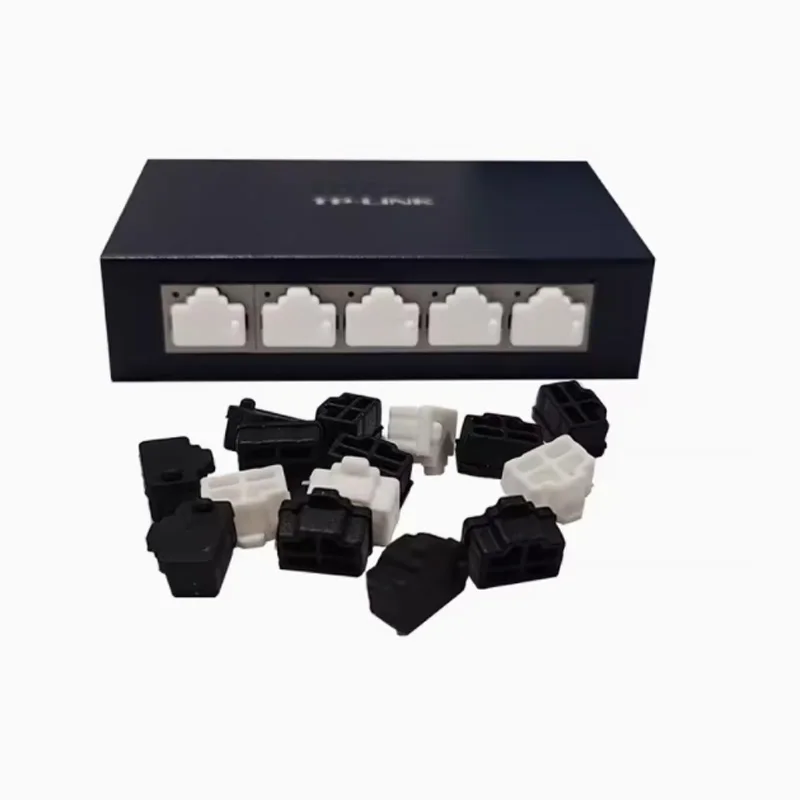 Rj45 Anti Stof Cover Cap Siliconen Plug Stofdichte Stopper Voor Lan Netwerkinterface Laptop/Computer/Router