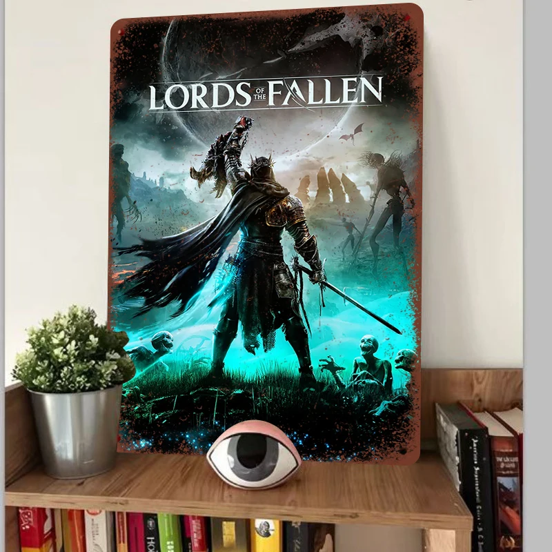 Lords of The Fallen Game Poster Metal Wall Art Decor for Home Office Gaming Room