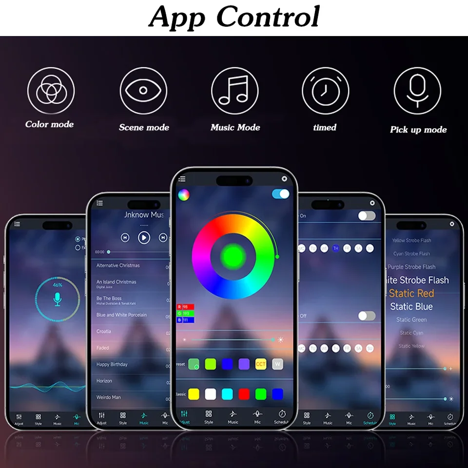 Smart Bluetooth Graffiti Ristorante Soggiorno Camera da letto Casa Smart Desktop Piccola atmosfera notturna Ciotola leggera