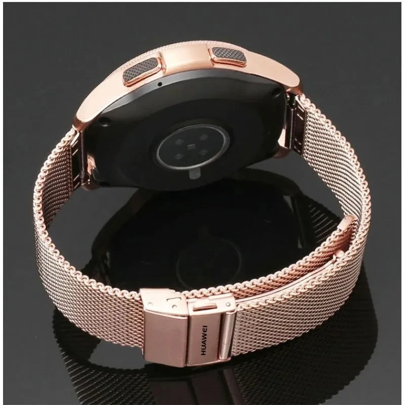 Huawei Original Milanese Steel Strap Watchband for Huawei GT3 /GT2/GT4 /GT5 46mm/GT2Pro /20mm 22mm Universal Wristband