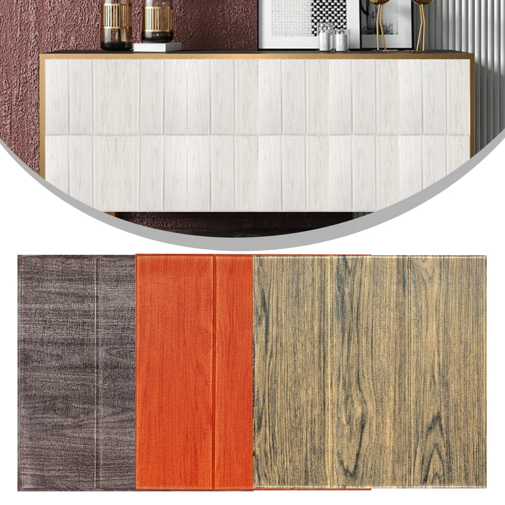 Painel de parede impermeável da espuma do PE, painéis 3D Oilproof, fácil limpar e a instalação fácil, brandnew, 35*35cm