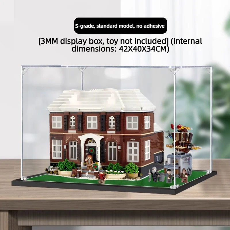 3mm Acrylic Display Case Suitable For Lego 21330 Home House For Building Blocks Clear Dustproof 21330 Block Model Showcase