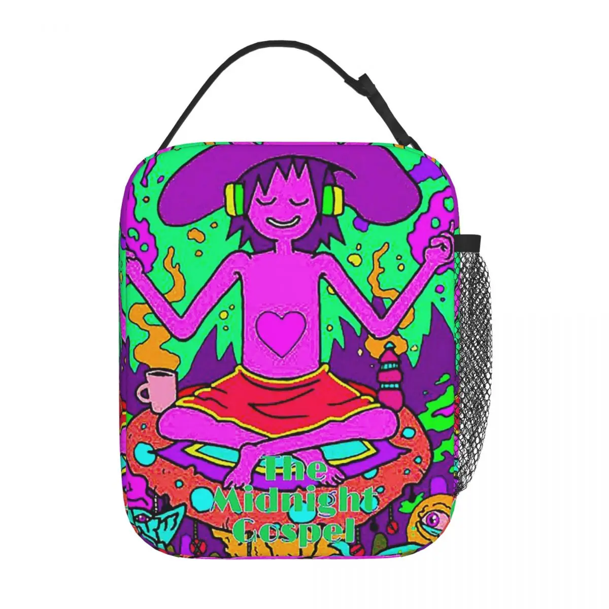 Midnight Gospel Artwork Insulated Lunch Bag for Women Kids Portable Food Boxes Thermal Lunch Box Tote
