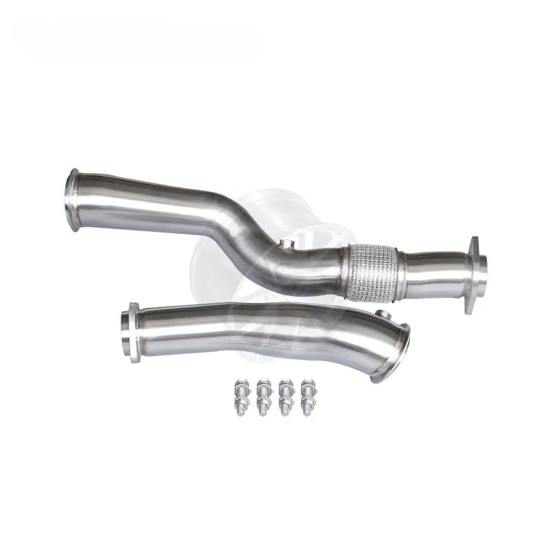 Exhaust Downpipe for B MW M2 G87 M3 M4 G80 G82 S58 89-76mm Without Bracket