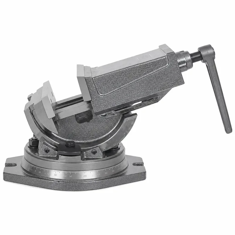 Heavy Duty Tilting Vise 4 Inch Precision Angle Flat Nose Pliers Milling Machine Solid Vise Adjustable Angle Clamping Tool