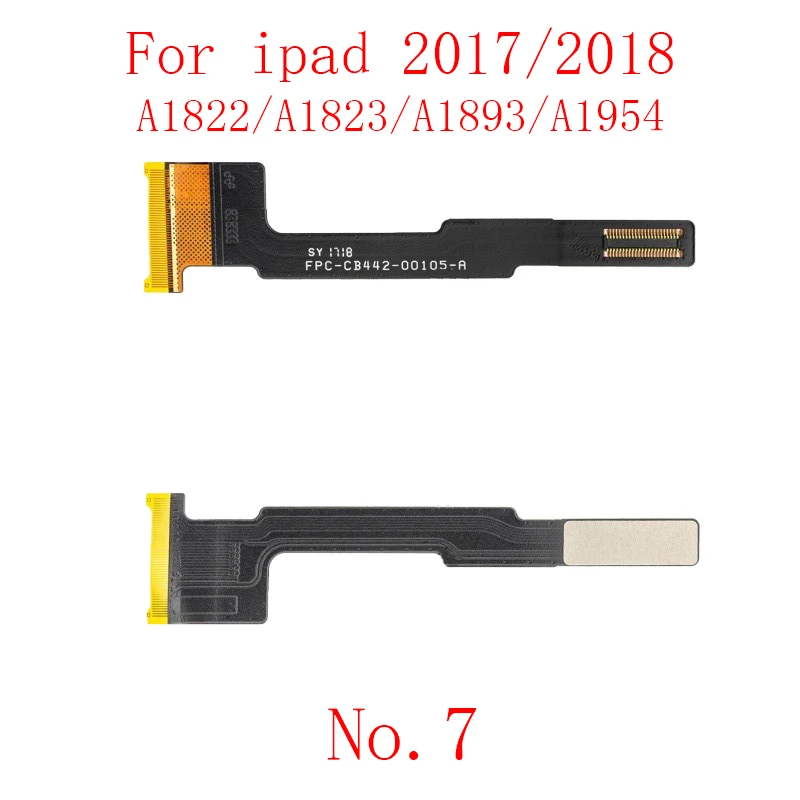 LCD Screen Display Motherboard Connect Flex Cable For iPad 5 6 Air 1 2 10.2 Mini 4 5 6 Pro 10.5 12.9 Ipad 7 8 9 2017 2018 A1566