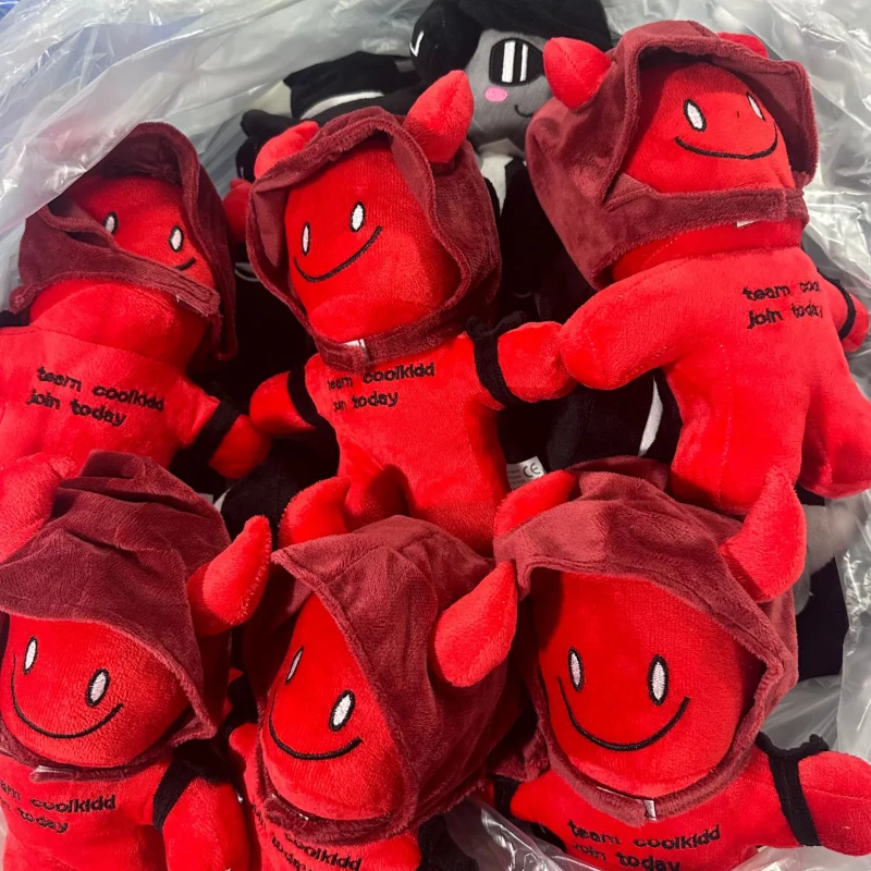 

Кукла Keeppley для создания атмосферы Хэллоуина! Плюшевая игрушка Gubby 25 см, красный дьявол, персонаж мультфильма, игровой аксессуар, подарок