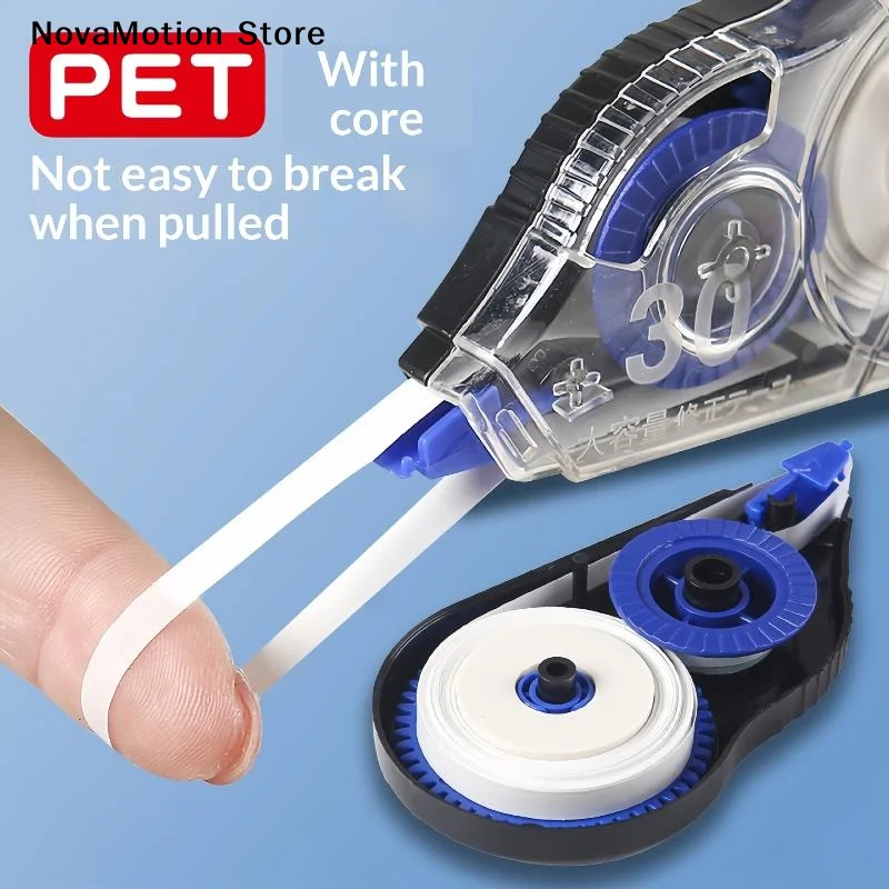[NM]1/3 Pcs Correction Tape30M Large Capacity White Out Roller Smooth No Break Kawaii School Office Writing Error Correction[NM]