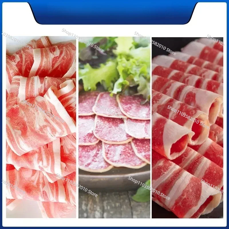 

Commercial slicing, meat cutting, automatic meat planer electric machine, equipment mutton roll slicer