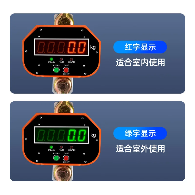 Precyzyjna elektroniczna waga dźwigowa 5T Waga do zawieszania Wisząca waga hakowa 5000 kg Elektroniczna bezprzewodowa waga przemysłowa