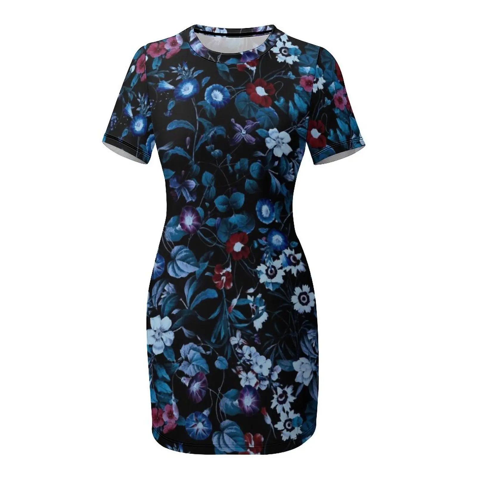 Night Garden XXXII เดรสแขนสั้น เดรสไปงาน เดรสยาว ผู้หญิง ชุดน่ารัก